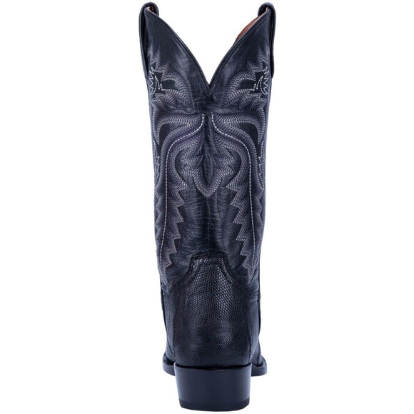 Dan Post Men\'s Winston Lizard Western Cowboy Boots Black Round Toe DP3050R Sz 12 main image 6